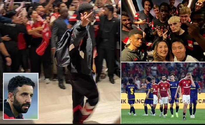 Amad Diallo c&oacute; h&agrave;nh động khiếm nh&atilde; sau trận thua C&aacute;c ng&ocirc;i sao Đ&ocirc;ng Nam &Aacute;