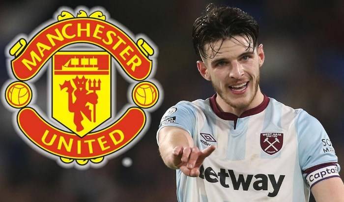 X&aacute;c nhận! Man United chưa từng cạnh tranh chữ k&yacute; của Declan Rice