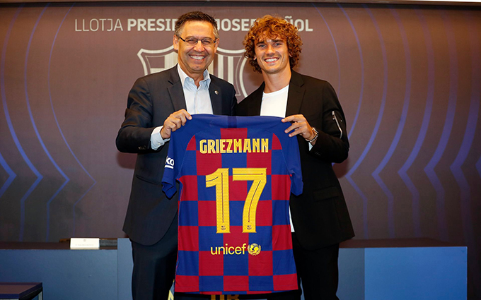 Chủ tịch Barcelona: &ldquo;Antoine Griezmann thay thế Lionel Messi ở tương lai&rdquo;