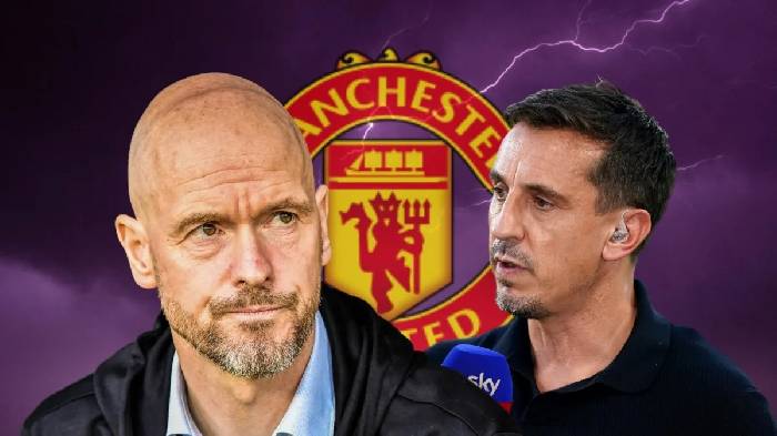 Neville: 'Muốn đua v&ocirc; địch, Ten Hag l&agrave;m ơn bổ sung 2 chỗ đ&oacute;'