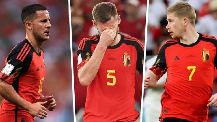 De Bruyne v&agrave; đồng đội c&oacute; nguy cơ bị loại từ vòng bảng World Cup