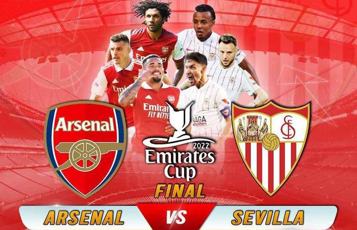 Đội h&igrave;nh ra s&acirc;n ch&iacute;nh thức Arsenal vs Sevilla, 18h30 ng&agrave;y 30/7