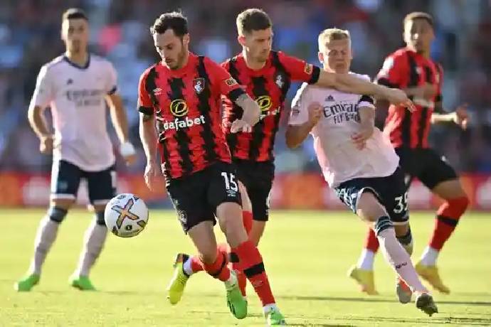 Soi k&egrave;o hiệp 1 Bournemouth vs Arsenal, 21h00 ng&agrave;y 30/9	
