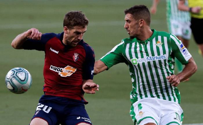 Lịch ph&aacute;t s&oacute;ng trực tiếp b&oacute;ng đ&aacute; 1/2: Real Betis vs Osasuna