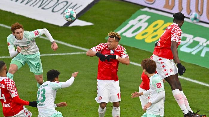 Soi k&egrave;o phạt g&oacute;c Bremen vs Mainz, 02h00 ng&agrave;y 1/2