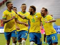 Đội h&igrave;nh ra s&acirc;n ch&iacute;nh thức Chile vs Brazil, 8h ng&agrave;y 3/9