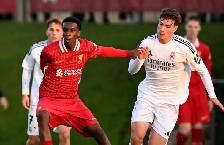 Nhận định, soi k&egrave;o U19 Liverpool vs U19 Real Madrid, 22h00 ng&agrave;y 4/11: Rượt đuổi m&atilde;n nh&atilde;n