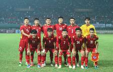 Đội h&igrave;nh ra s&acirc;n ch&iacute;nh thức U19 Việt Nam vs U19 Philippines, 15h ng&agrave;y 4/7
