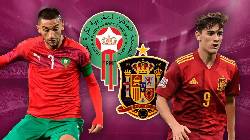 Tỷ lệ k&egrave;o nh&agrave; c&aacute;i Morocco vs T&acirc;y Ban Nha mới nhất, 22h ng&agrave;y 6/12