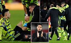 Arsenal phải 'trả gi&aacute;' sau chiến thắng Sheffield v&igrave; chấn thương từ 2 trụ cột h&agrave;ng c&ocirc;ng