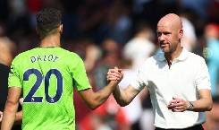 Mất ki&ecirc;n nhẫn với Dalot, Ten Hag v&aacute; c&aacute;nh phải bằng 'người thừa' PSG