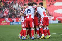 Nhận định, soi k&egrave;o Crvena Zvezda vs Spartak Subotica, 0h00 ng&agrave;y 10/4: Tự tin v&ocirc; địch