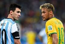Đội h&igrave;nh kết hợp Brazil vs Argentina: Messi đ&aacute; cặp Neymar