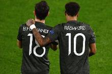 Rashford v&agrave; Bruno Fernandes gi&uacute;p MU lập cột mốc ấn tượng
