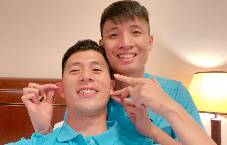 B&ugrave;i Tiến Dũng hờn dỗi v&igrave; bị thầy Park chia cắt với Đ&igrave;nh Trọng