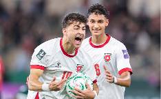 Ban huấn luyện U23 Jordan bật kh&oacute;c, gửi lời cảm ơn U23 Việt Nam v&igrave; 'dắt' đội v&agrave;o v&ograve;ng trong