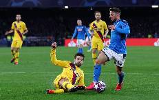 Tỷ lệ k&egrave;o nh&agrave; c&aacute;i Barcelona vs Napoli mới nhất, 0h45 ng&agrave;y 18/2