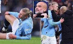 HLV Pep Guardiola l&ecirc;n tiếng khi Haaland d&iacute;nh chấn thương