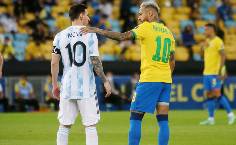Đội h&igrave;nh kết hợp Argentina vs Brazil: Messi đ&aacute; cặp c&ugrave;ng Neymar