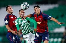 Nhận định, soi k&egrave;o Betis vs Osasuna, 3h ng&agrave;y 19/1