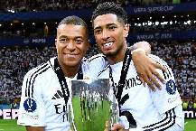 Real Madrid đ&oacute;n Bellingham v&agrave; Mbappe trở lại ở trận gặp Man City