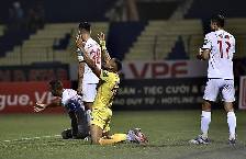 Đội h&igrave;nh ra s&acirc;n ch&iacute;nh thức Thanh H&oacute;a vs TP,HCM, 18h ng&agrave;y 17/4