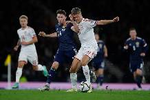 Si&ecirc;u m&aacute;y t&iacute;nh dự đo&aacute;n Scotland vs Đan Mạch, 2h45 ng&agrave;y 19/11