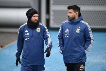 Aguero mơ được s&aacute;t c&aacute;nh c&ugrave;ng Messi ở cấp độ CLB