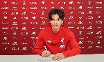 Liverpool chi&ecirc;u mộ th&agrave;nh c&ocirc;ng Takumi Minamino