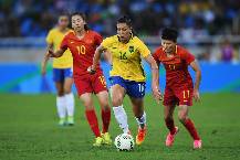 Nhận định, soi k&egrave;o Trung Quốc (W) vs Brazil (W), 15h ng&agrave;y 21/7