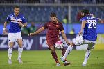 Sampdoria 0-0 AS Roma: HLV Ranieri ra mắt th&agrave;nh c&ocirc;ng