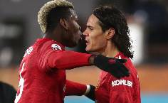 Edinson Cavani đi v&agrave;o lịch sử trong ng&agrave;y MU lại ngược d&ograve;ng