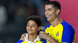 Ronaldo sắp c&ugrave;ng con trai s&aacute;t c&aacute;nh trong m&agrave;u &aacute;o Al Nassr