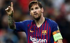 Lionel Messi lập kỷ lục trong ng&agrave;y Barcelona đại thắng