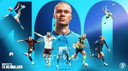 Chạm mốc 100 b&agrave;n cho Man City, Haaland c&acirc;n bằng kỷ lục của Ronaldo