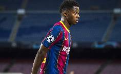Barcelona v&agrave; ĐT T&acirc;y Ban Nha nhận hung tin từ Ansu Fati