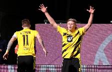 Chiếc gi&agrave;y v&agrave;ng ch&acirc;u &Acirc;u 2020/21: Haaland bằng điểm Ronaldo, Messi