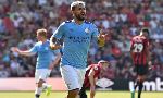 Kết quả tỷ số Bournemouth vs Man City - v&ograve;ng 3 Ngoại hạng Anh