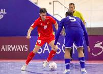 Đội tuyển futsal Việt Nam ngược d&ograve;ng, gi&agrave;nh 3 điểm ra qu&acirc;n tại VCK ch&acirc;u &Aacute;