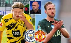 &lsquo;Nếu Harry Kane gia nhập MU th&igrave; Erling Haaland sẽ tới Man City&rsquo;