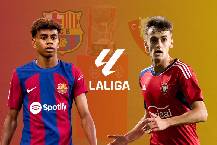Link xem trực tiếp Barcelona vs Osasuna La Liga, 3h00 ng&agrave;y 28/3