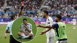 Tại sao Ayman Hussein nhận thẻ đỏ trong trận Iraq vs Jordan?