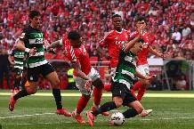 Si&ecirc;u m&aacute;y t&iacute;nh dự đo&aacute;n Sporting Lisbon vs Benfica, 2h45 ng&agrave;y 1/8