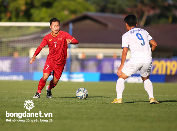 U22 Việt Nam 6-1 U22 L&agrave;o: Bổn cũ soạn lại, U22 Việt Nam x&acirc;y chắc ng&ocirc;i đầu