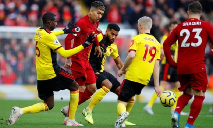 Liverpool 2-0 Watford: Salah tỏa s&aacute;ng rực rỡ
