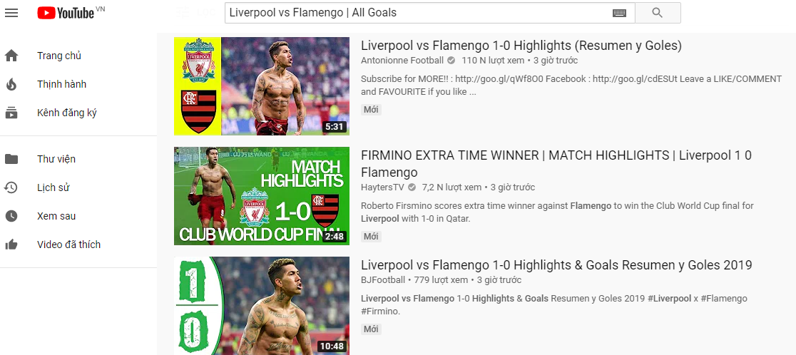 Xem lại Liverpool vs Flamengo ở đ&acirc;u? (Chung kết FIFA Club World Cup)