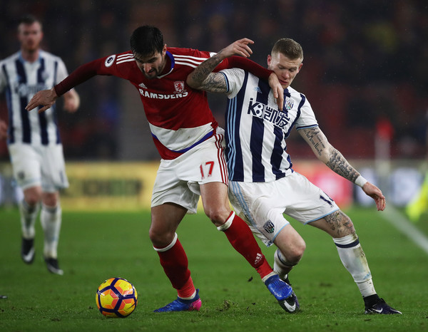 West Brom vs Middlesbrough (22h 29/12): Vị kh&aacute;ch kh&oacute; chơi