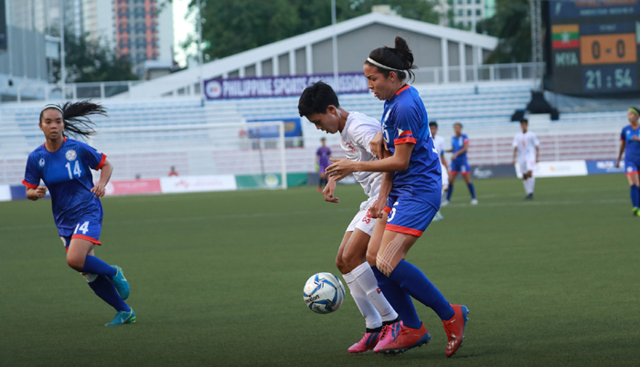 Nữ Myanmar gi&agrave;nh Huy chương Đồng b&oacute;ng đ&aacute; Nữ SEA Games 30