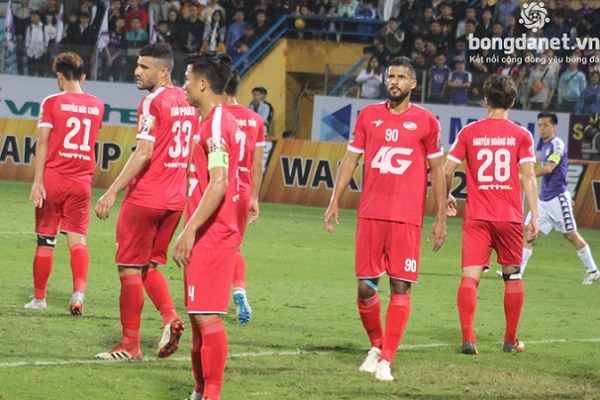 Ch&ugrave;m ảnh Viettel v&ocirc; địch V-League 2020 tr&ecirc;n s&acirc;n Thống Nhất