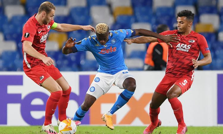 AZ Alkmaar vs Napoli (3h 4/12): Kh&oacute; c&oacute; bất ngờ